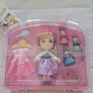NEW Disney Animator's Collection Mini Doll Set - Pink and Gold